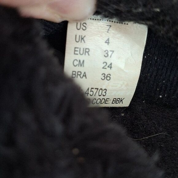 Skechers Black Suede clogs mules size 7US - Picture 6 of 10